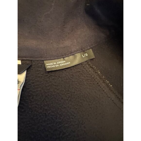 Spyder Mens L/G Grey & Black Half-Zip Pullover Fleece Jacket Polyester - Picture 4 of 6